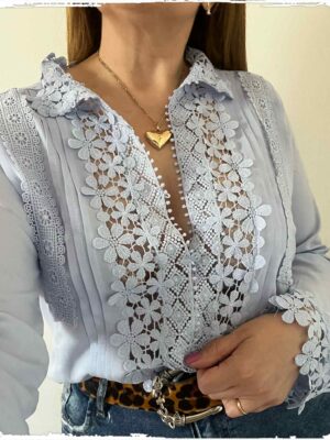 Camisa Marilla Celeste