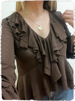 Blusa Zarahi Chocolate